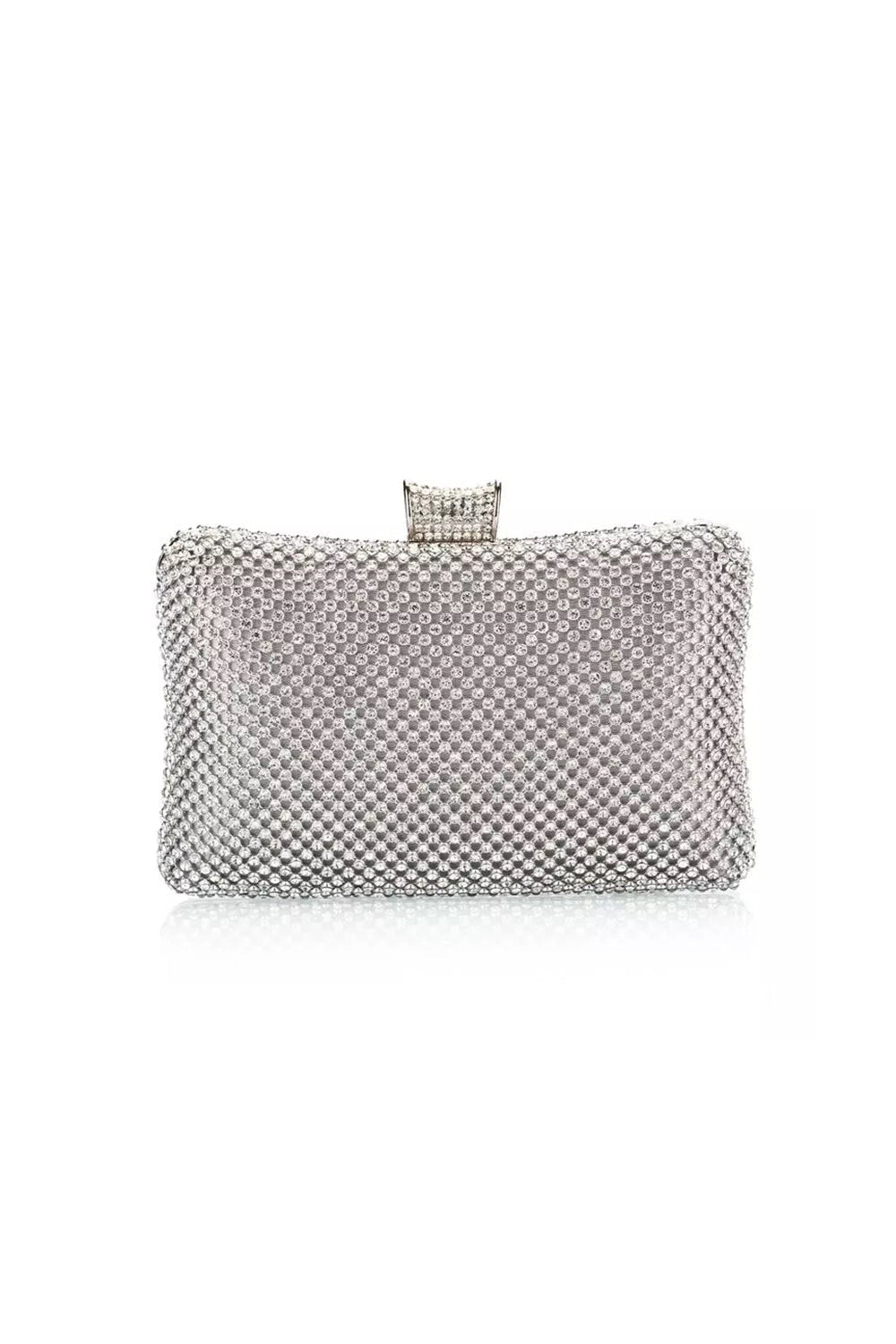 Sparkly Silver Evening Party Handbag - Image 1
