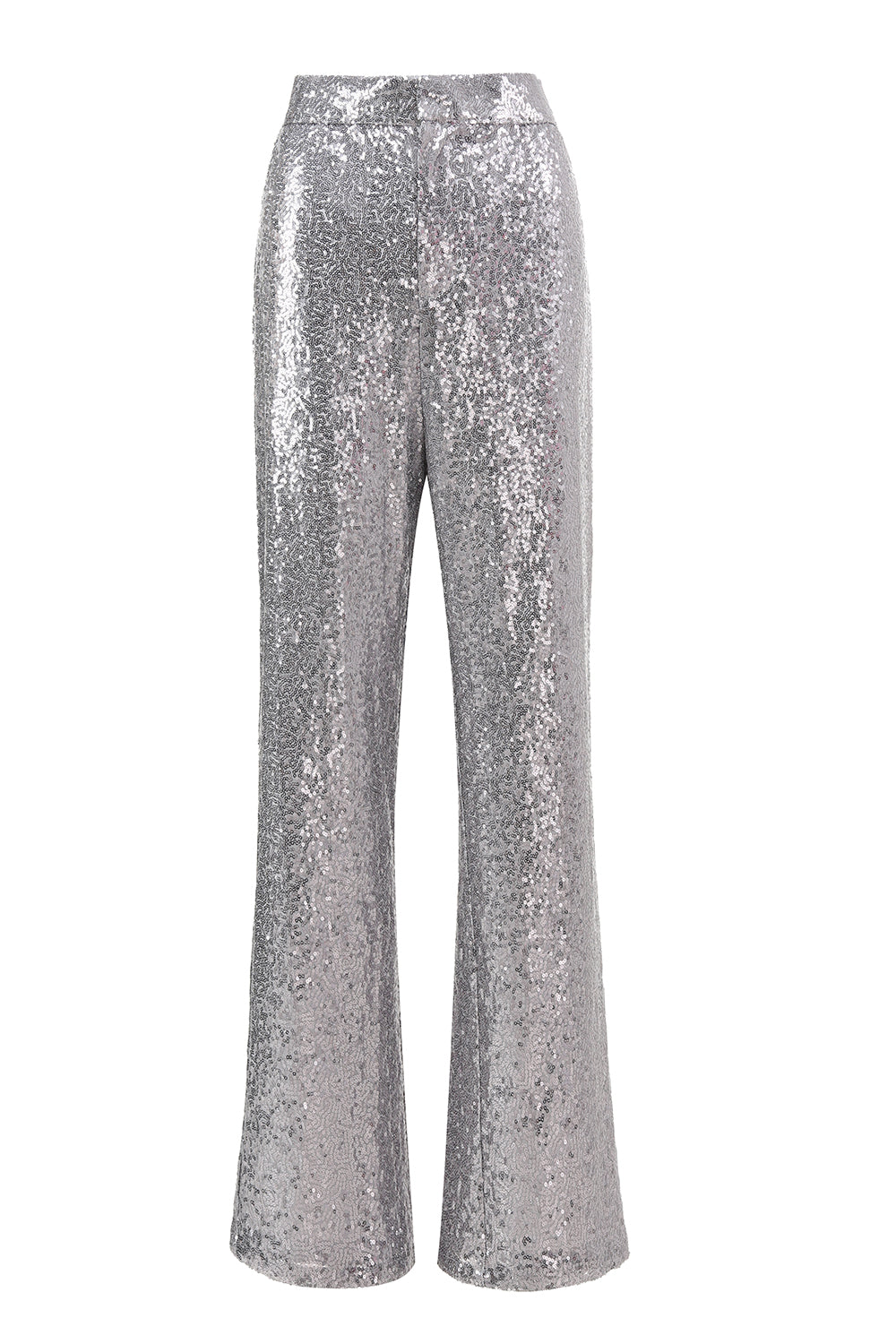 Sparkly Silver Notched Lapel 2-Piece Women Prom Suits - Image 7