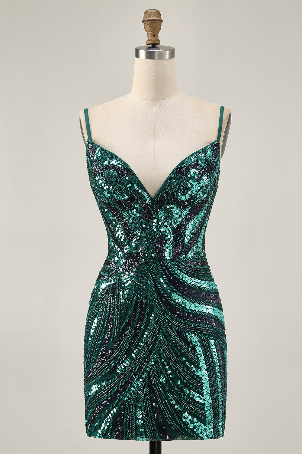 Sparkly Strapless Royal Blue Bodycon Homecoming Dress - Image 12