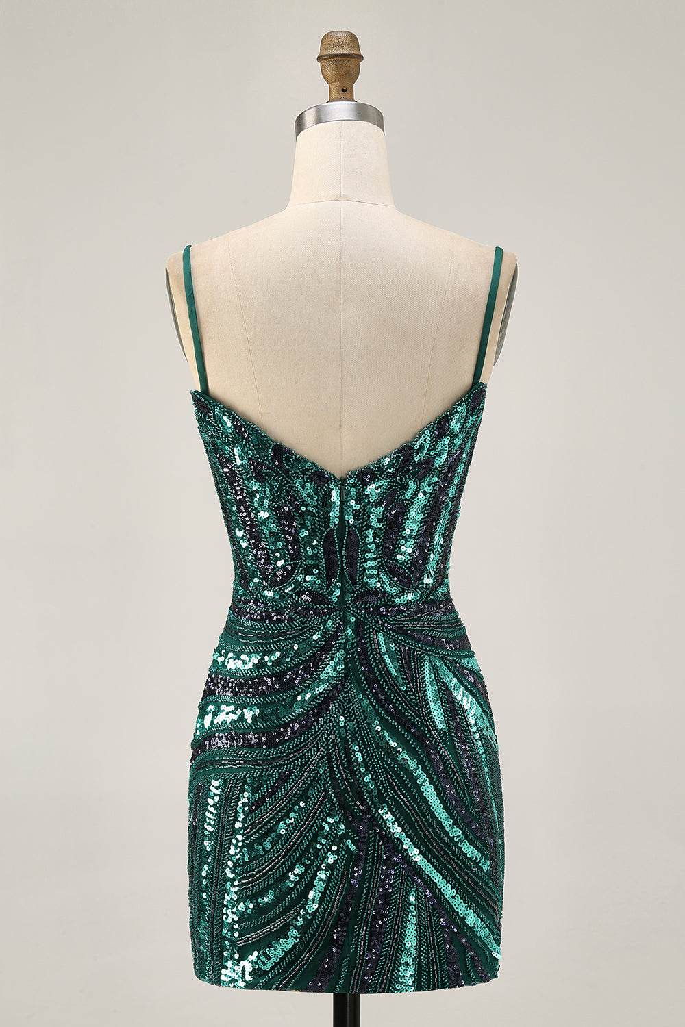 Sparkly Strapless Royal Blue Bodycon Homecoming Dress - Image 13