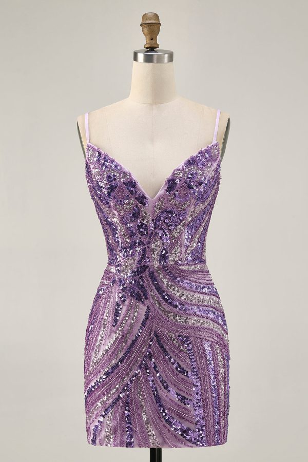 Sparkly Strapless Royal Blue Bodycon Homecoming Dress - Image 17