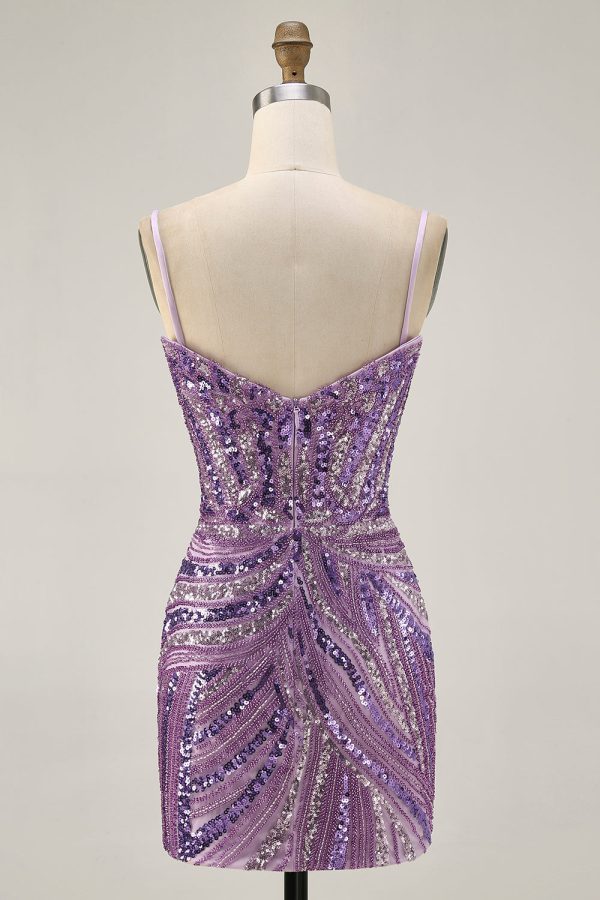 Sparkly Strapless Royal Blue Bodycon Homecoming Dress - Image 21